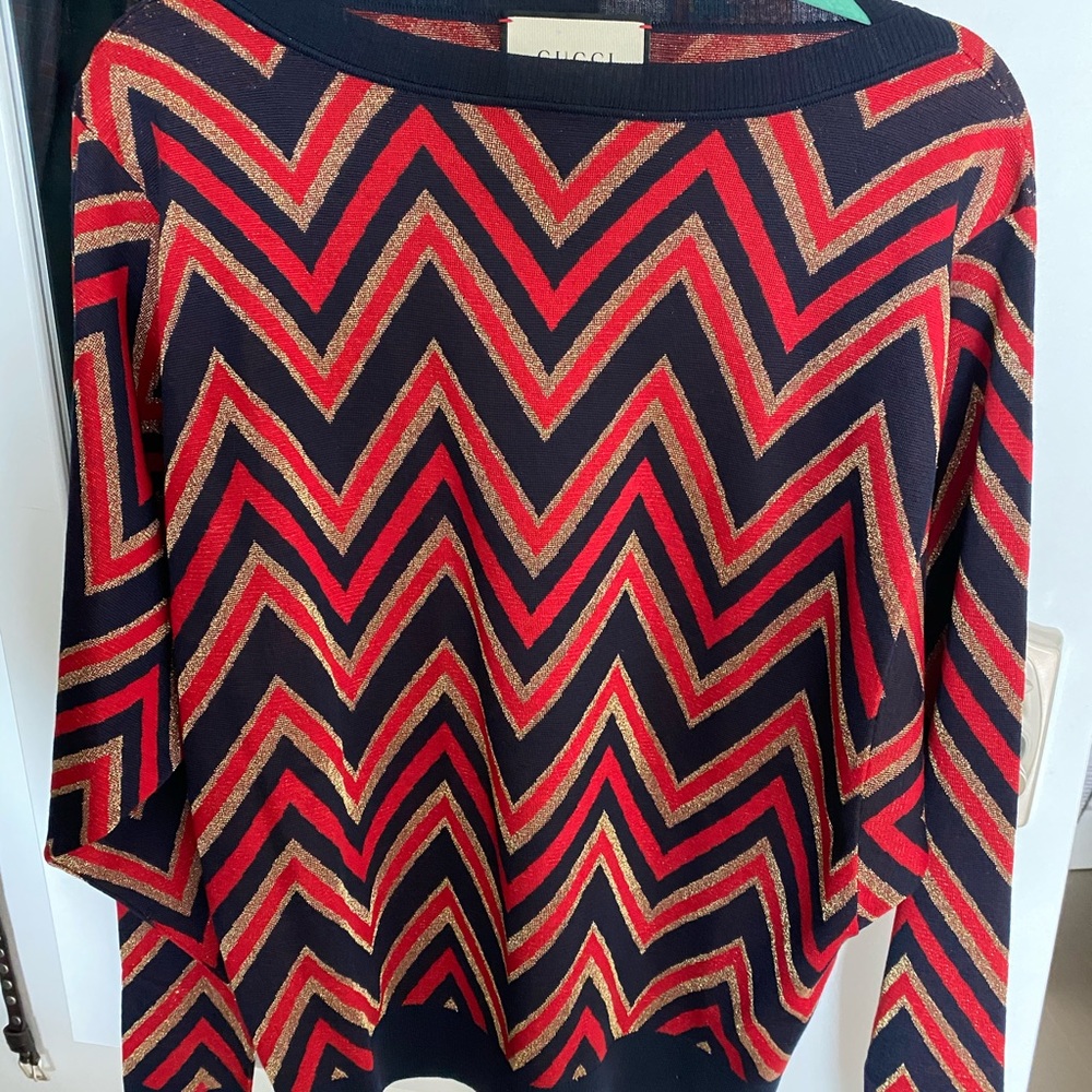 GUCCI metallic sweater